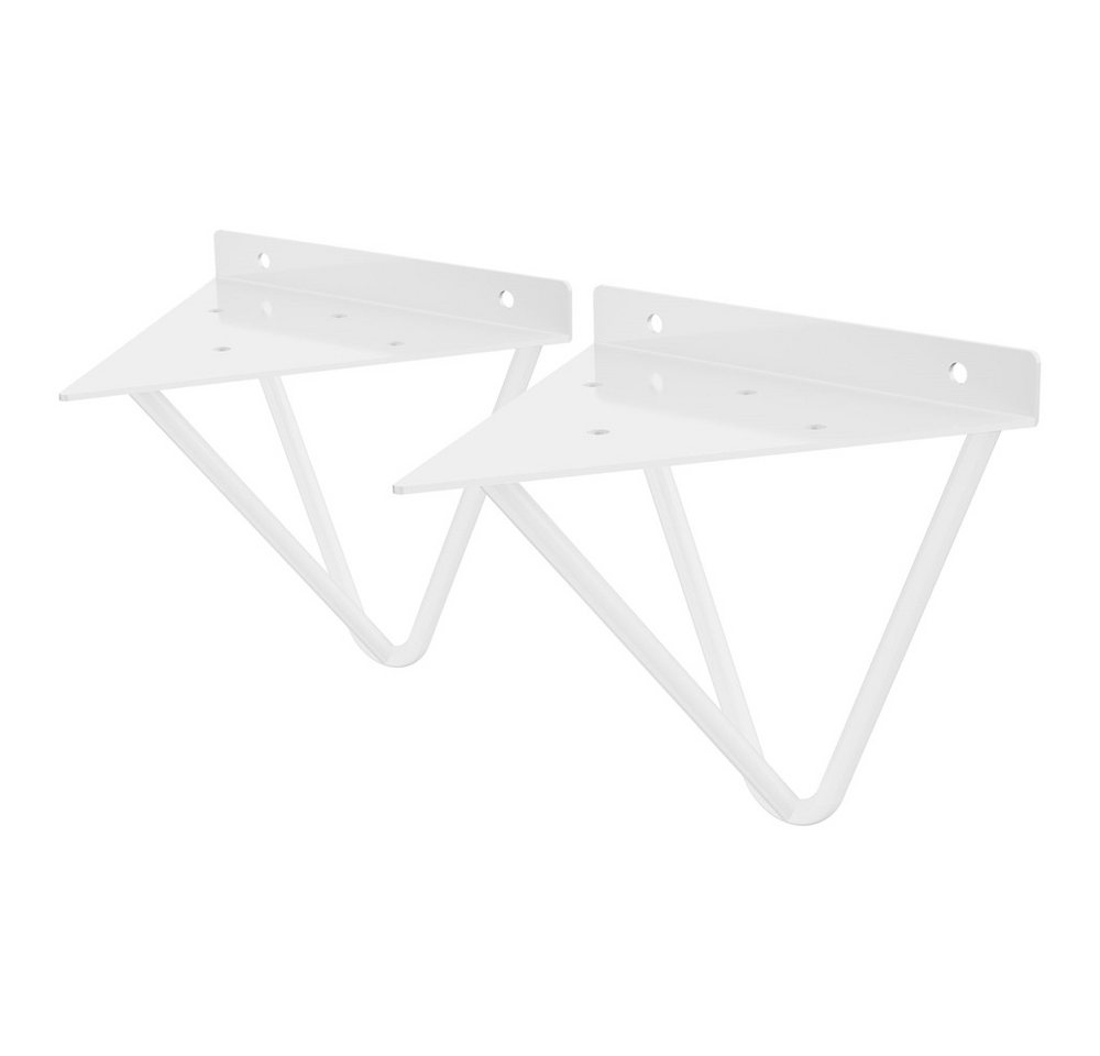 ML-DESIGN Wandregalhalter Regalhalterung Winkel Halterung für Regale & Konsolen Regalträger, 2-tlg., Regalstütze Prisma 2er Set solide Regalwinkel Industrial Metall ML-DESIGN Wandregalhalter Regalhalterung Winkel Halterung für Regale & Konsolen Regalträger, 2-tlg., Regalstütze Prisma 2er Set solide Regalwinkel Industrial Metall von ML-DESIGN