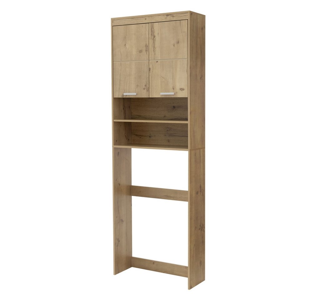 ML-DESIGN Waschmaschinenumbauschrank Badezimmerschrank für Waschmaschine Hochschrank Badmöbel Badregal Badregal mit Türen Eiche Umbauschrank Überbau Waschmaschinenüberbau ML-DESIGN Waschmaschinenumbauschrank Badezimmerschrank für Waschmaschine Hochschrank Badmöbel Badregal Badregal mit Türen Eiche Umbauschrank Überbau Waschmaschinenüberbau von ML-DESIGN