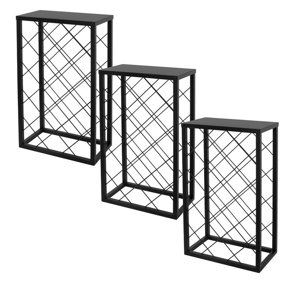 ML-DESIGN Weinregal Weinschrank Flaschenregal Weinständer Weinflaschenregal Weinregal, Komplett-Set 3-tlg., Weinflaschenhalter für 23 Flaschen Weingestell aus Metall ML-DESIGN Weinregal Weinschrank Flaschenregal Weinständer Weinflaschenregal Weinregal, Komplett-Set 3-tlg., Weinflaschenhalter für 23 Flaschen Weingestell aus Metall von ML-DESIGN