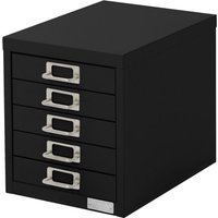 Ml-design - Aktenschrank mit 5 Schubladen, 28x38x33 cm, Schwarz, Schubladenschrank aus Metall für din A4, Büroschrank mit Etikettenhalter, Ml-design - Aktenschrank mit 5 Schubladen, 28x38x33 cm, Schwarz, Schubladenschrank aus Metall für din A4, Büroschrank mit Etikettenhalter, von ML-DESIGN