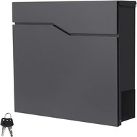 ML-Design Briefkasten mit Zeitungsfach, 37x37x11 cm, Anthrazit, aus Edelstahl ML-Design Briefkasten mit Zeitungsfach, 37x37x11 cm, Anthrazit, aus Edelstahl von ML-DESIGN
