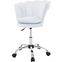 ML-Design Bürostuhl Schreibtischstuhl 360° drehbar mit Rückenlehne, Gepolsterter Muschel-Sessel, 5 Rollen von ML-DESIGN