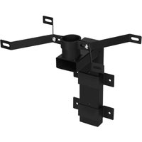 Ml-design - Wandhalterung für us Mailbox, Schwarz, 24,5x15,5x24 cm, aus Metall, Amerikanischer Briefkasten mit Fahne, Standbriefkasten von ML-DESIGN