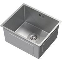 ML-Design Spülbecken Edelstahl 34x40 cm, Küchenspüle Rechteckig, 1 Becken klein Einbauspüle Unterbauspüle, Edelstahlspüle mit Ab- und ML-Design Spülbecken Edelstahl 34x40 cm, Küchenspüle Rechteckig, 1 Becken klein Einbauspüle Unterbauspüle, Edelstahlspüle mit Ab- und von ML-DESIGN