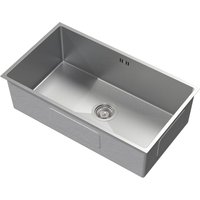 ML-Design XXL Spülbecken Edelstahl 70x40 cm, Küchenspüle Rechteckig, 1 Becken, Einbauspüle Unterbauspüle, Edelstahlspüle mit Ab- und ML-Design XXL Spülbecken Edelstahl 70x40 cm, Küchenspüle Rechteckig, 1 Becken, Einbauspüle Unterbauspüle, Edelstahlspüle mit Ab- und von ML-DESIGN