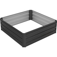 Ml-design - 2er Set Hochbeet aus Metall für Garten, 90x90x30 cm, 240 Liter, Anthrazit, wetterfest, rostfrei, Outdoor, Pflanzbeet Pflanzkasten Ml-design - 2er Set Hochbeet aus Metall für Garten, 90x90x30 cm, 240 Liter, Anthrazit, wetterfest, rostfrei, Outdoor, Pflanzbeet Pflanzkasten von ML-DESIGN