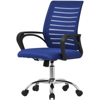 Ml-design - Bürostuhl ergonomisch, Blau, Höhenverstellbarer Schreibtischstuhl mit Armlehnen, Computerstuhl mit atmungsaktiver Netzbespannung, Ml-design - Bürostuhl ergonomisch, Blau, Höhenverstellbarer Schreibtischstuhl mit Armlehnen, Computerstuhl mit atmungsaktiver Netzbespannung, von ML-DESIGN