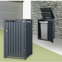 Mülltonnenbox für 1 Tonne 240L 68x80x116,3 cm Stahl - Ml-design von ML-DESIGN