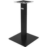 Ml-design - Tischgestell Single Schwarz Höhe 72cm, aus pulverbeschichtetetem Stahl, Metall Tischsäule mit 43x43 cm Bodenplatte, Esstisch Einzel von ML-DESIGN