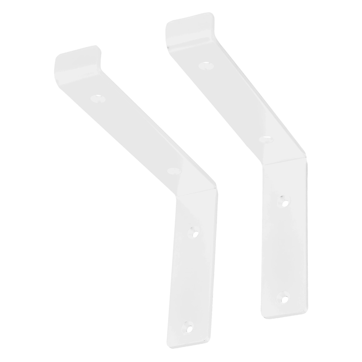 ML-Design 2 Stück Regalhalterung 20x4x14,5 cm Weiß Metall 8 Zoll L-Form ML-Design 2 Stück Regalhalterung 20x4x14,5 cm Weiß Metall 8 Zoll L-Form von ML-Design