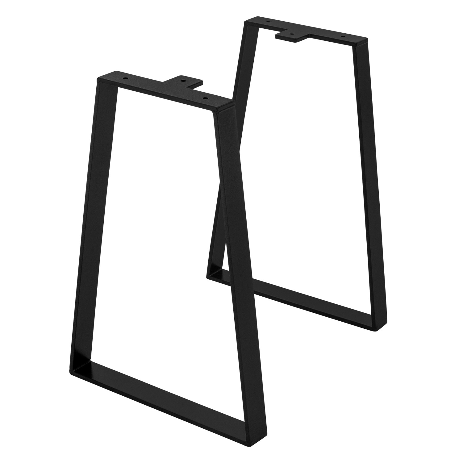 ML-Design 2 Stück Tischbeine 28,5xH40,5 cm Schwarz Tischkufen Trapez-Form Stahl ML-Design 2 Stück Tischbeine 28,5xH40,5 cm Schwarz Tischkufen Trapez-Form Stahl von ML-Design