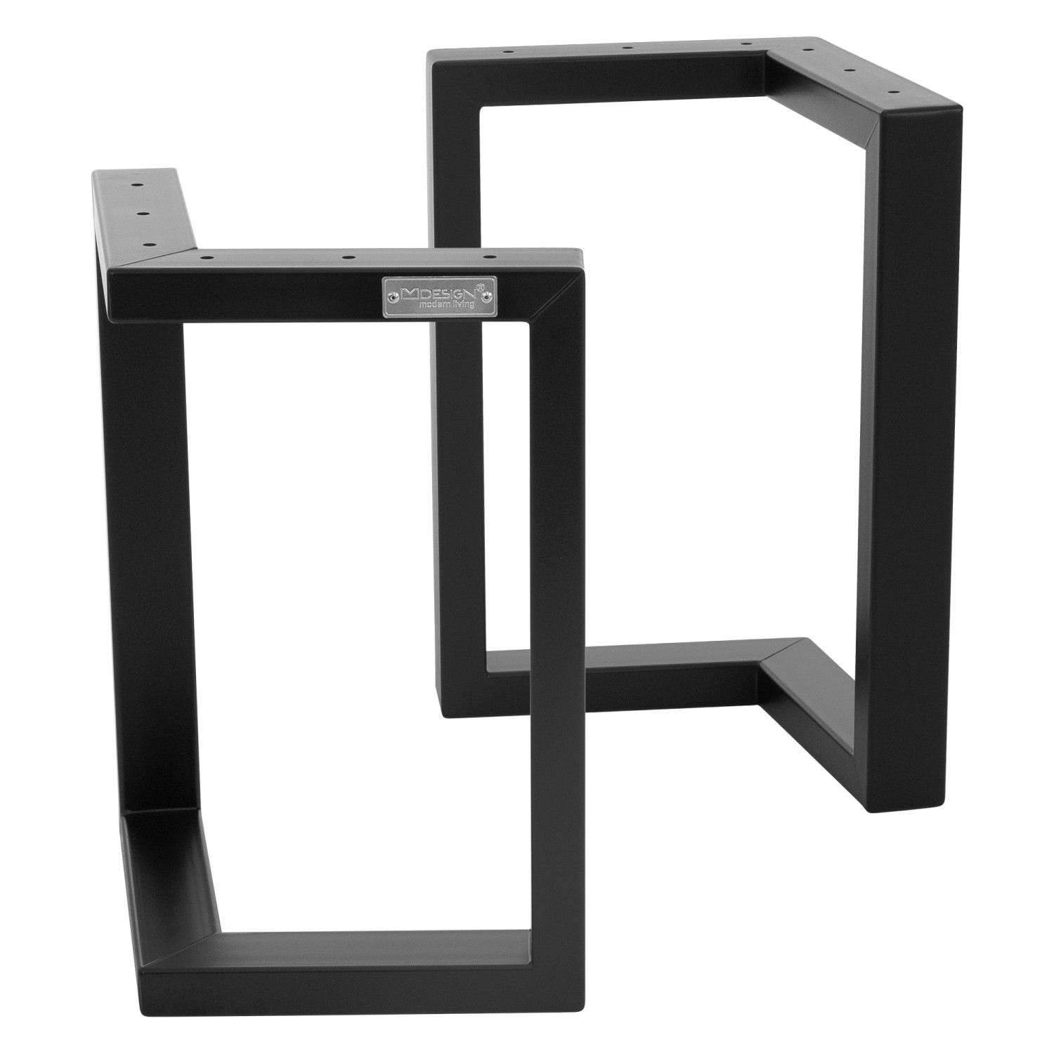 ML-Design 2Er Set Tischkufen Arrow 38x43cm V-Form Metall Schwarz Industriedesign ML-Design 2Er Set Tischkufen Arrow 38x43cm V-Form Metall Schwarz Industriedesign von ML-Design