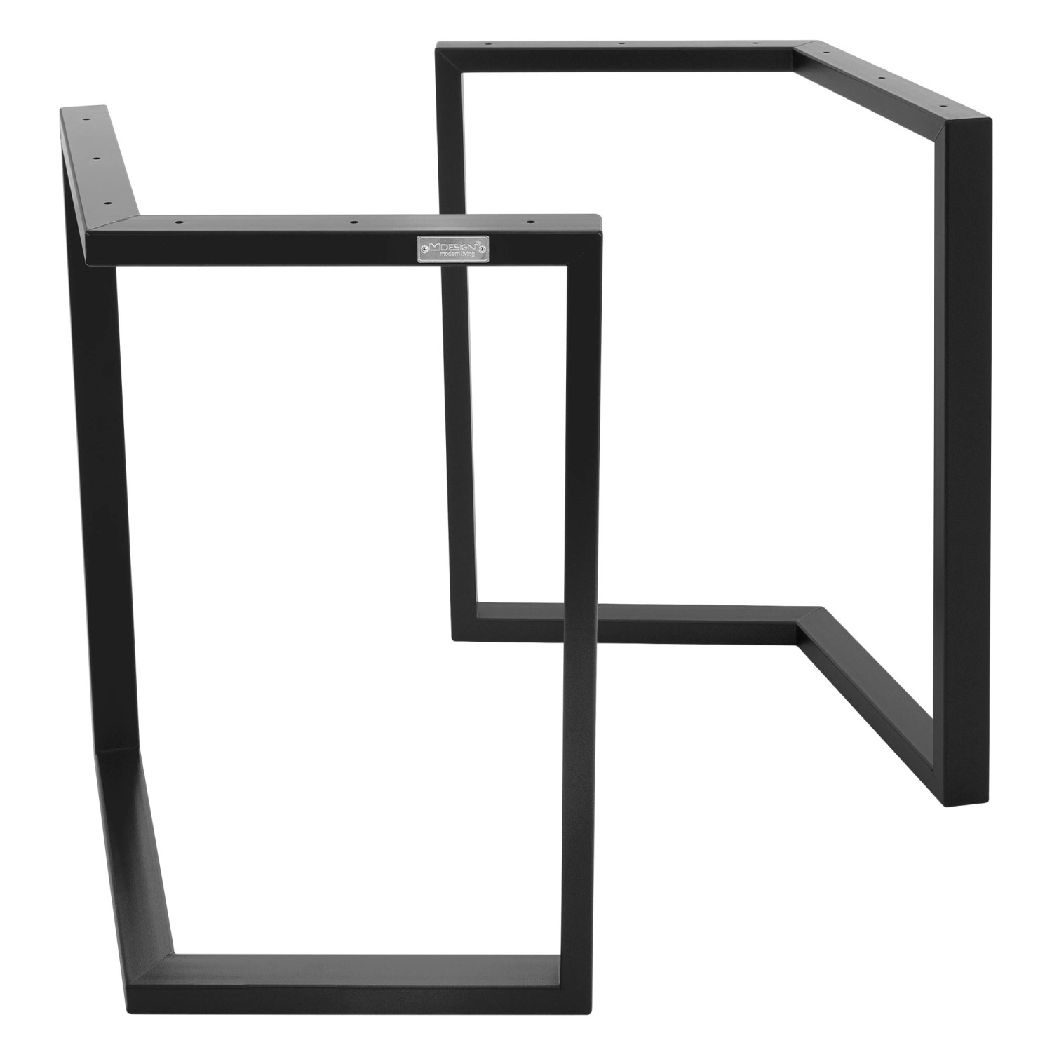 ML-Design 2Er Set Tischkufen Arrow 70x72cm V-Form Metall Schwarz Industriedesign ML-Design 2Er Set Tischkufen Arrow 70x72cm V-Form Metall Schwarz Industriedesign von ML-Design