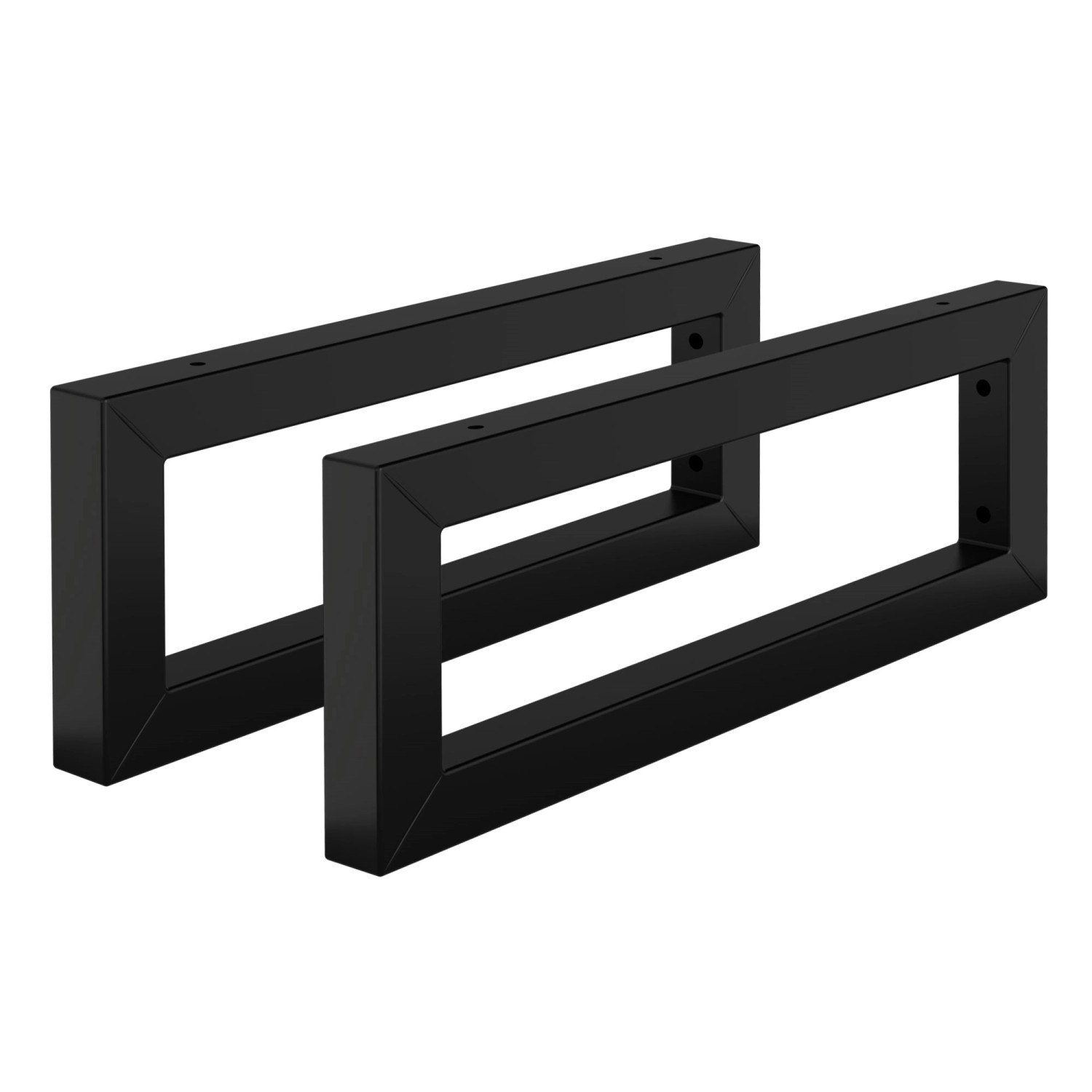 ML-Design 2Er Set Wandkonsole für Waschtisch 400 x 150 mm Schwarz Stahl Design ML-Design 2Er Set Wandkonsole für Waschtisch 400 x 150 mm Schwarz Stahl Design von ML-Design