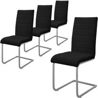 ML-Design | 4er-Set Esszimmerstühle Levi aus Kunstleder von ML-Design