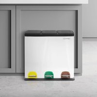ML-Design | Abfallbehälter mit Trennsystem Rudy 60L von ML-Design