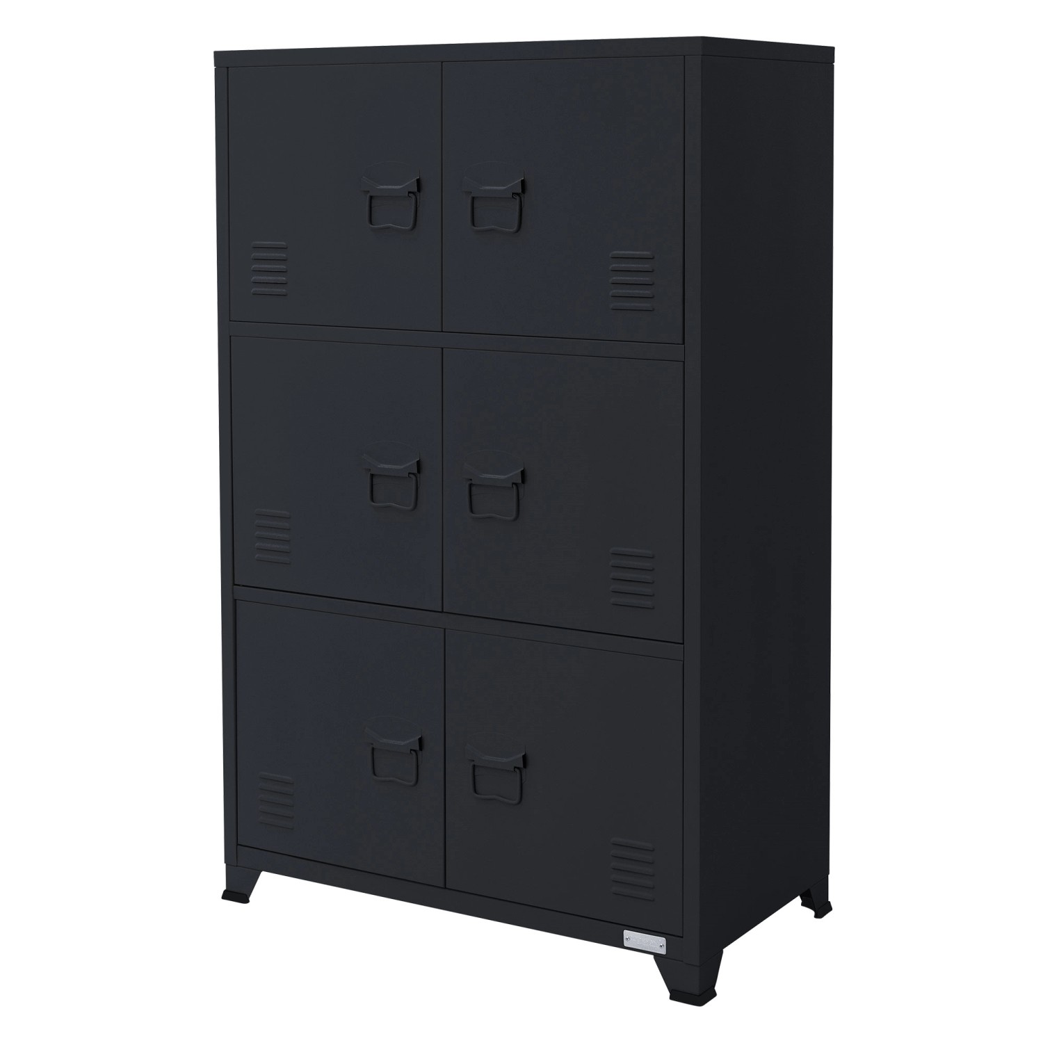 ML-Design Aktenschrank 75x40x120 cm Anthrazit aus Stahl Freistehender ML-Design Aktenschrank 75x40x120 cm Anthrazit aus Stahl Freistehender von ML-Design