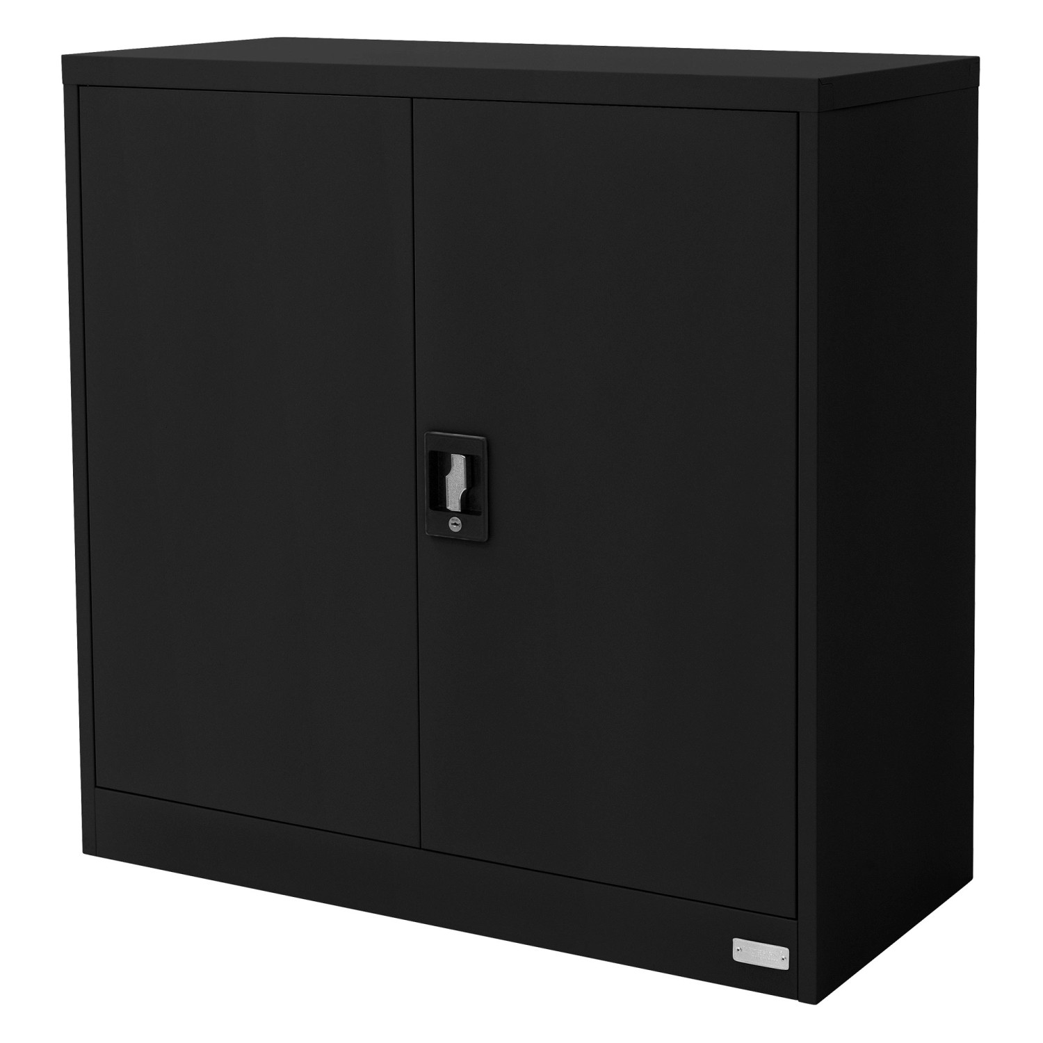 ML-Design Aktenschrank Abschließbar 90x40x90 cm Schwarz Stahl 2 Türen ML-Design Aktenschrank Abschließbar 90x40x90 cm Schwarz Stahl 2 Türen von ML-Design