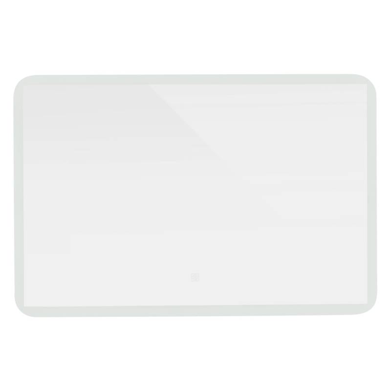 ML-Design Badspiegel Led-Spiegel Weiß mit Touchschalter 60 x 60 cm Glas von ML-Design