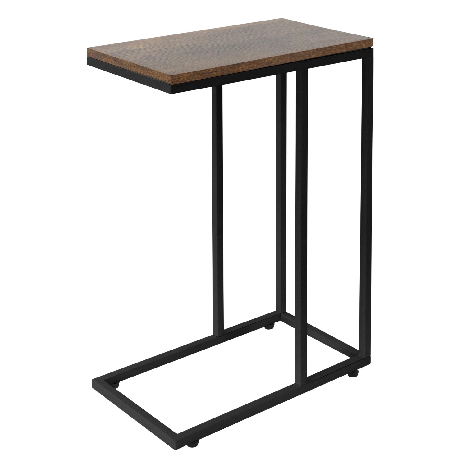 ML-Design Beistelltisch in C-Form Schwarz Braun 45x25x64 cm Metallgestell Holz ML-Design Beistelltisch in C-Form Schwarz Braun 45x25x64 cm Metallgestell Holz von ML-Design