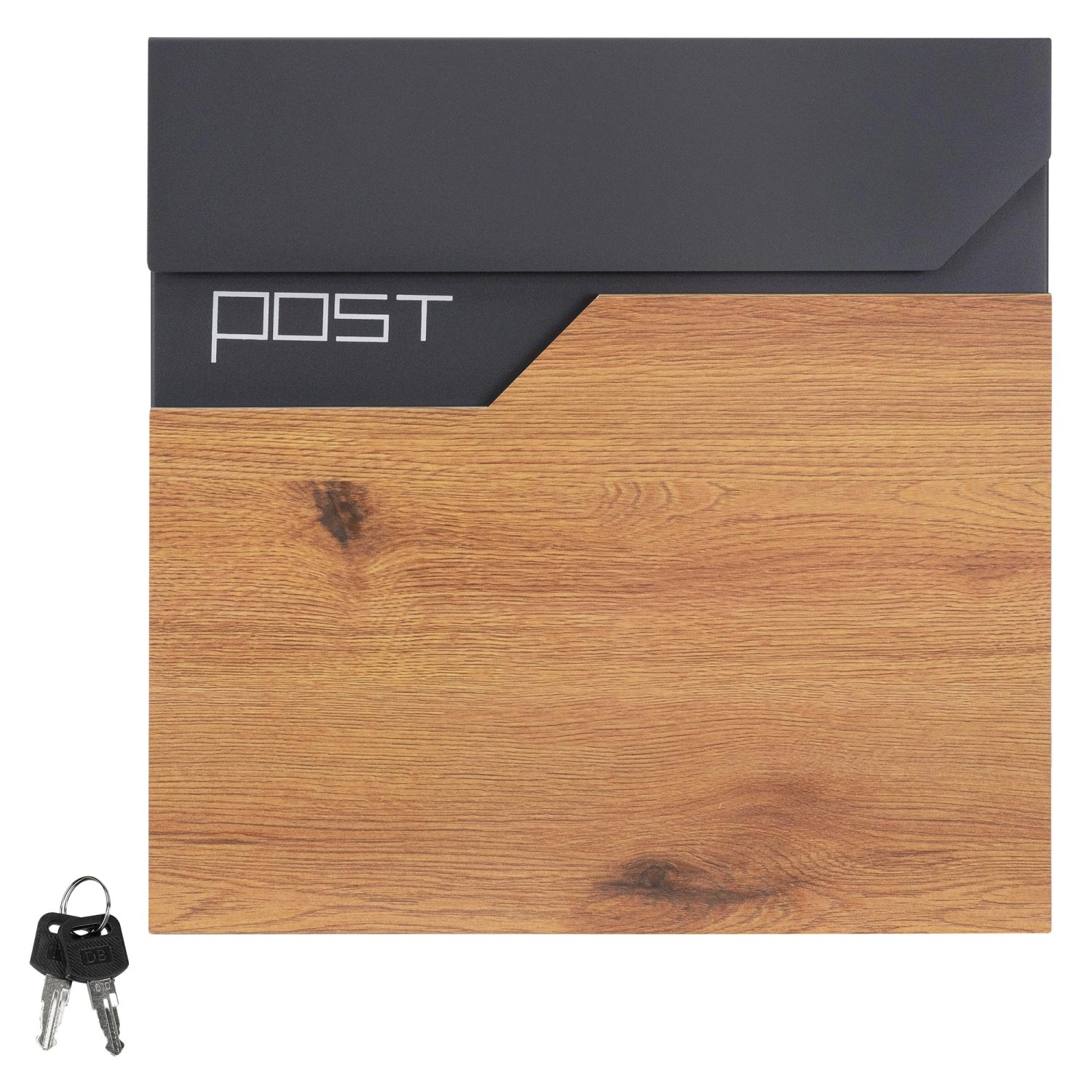 ML-Design Briefkasten Anthrazit-Holzoptik 37x37cm mit Zeitungsfach Abschließbar ML-Design Briefkasten Anthrazit-Holzoptik 37x37cm mit Zeitungsfach Abschließbar von ML-Design