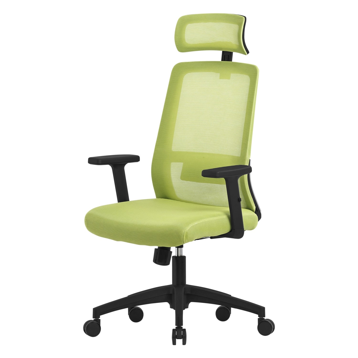 ML-Design Bürostuhl Ergonomisch Grün Mesh Drehstuhl mit Rollen von ML-Design