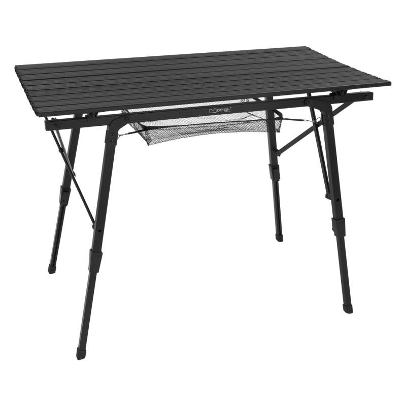 ML-Design Campingtisch Faltbar Schwarz Aluminium Klapptisch Höhenverstellbar von ML-Design