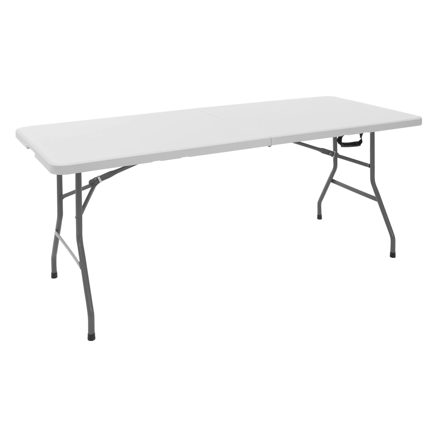 ML-Design Campingtisch Klappbar Weiß 180x74 cm mit Tragegriff Kunststoff ML-Design Campingtisch Klappbar Weiß 180x74 cm mit Tragegriff Kunststoff von ML-Design
