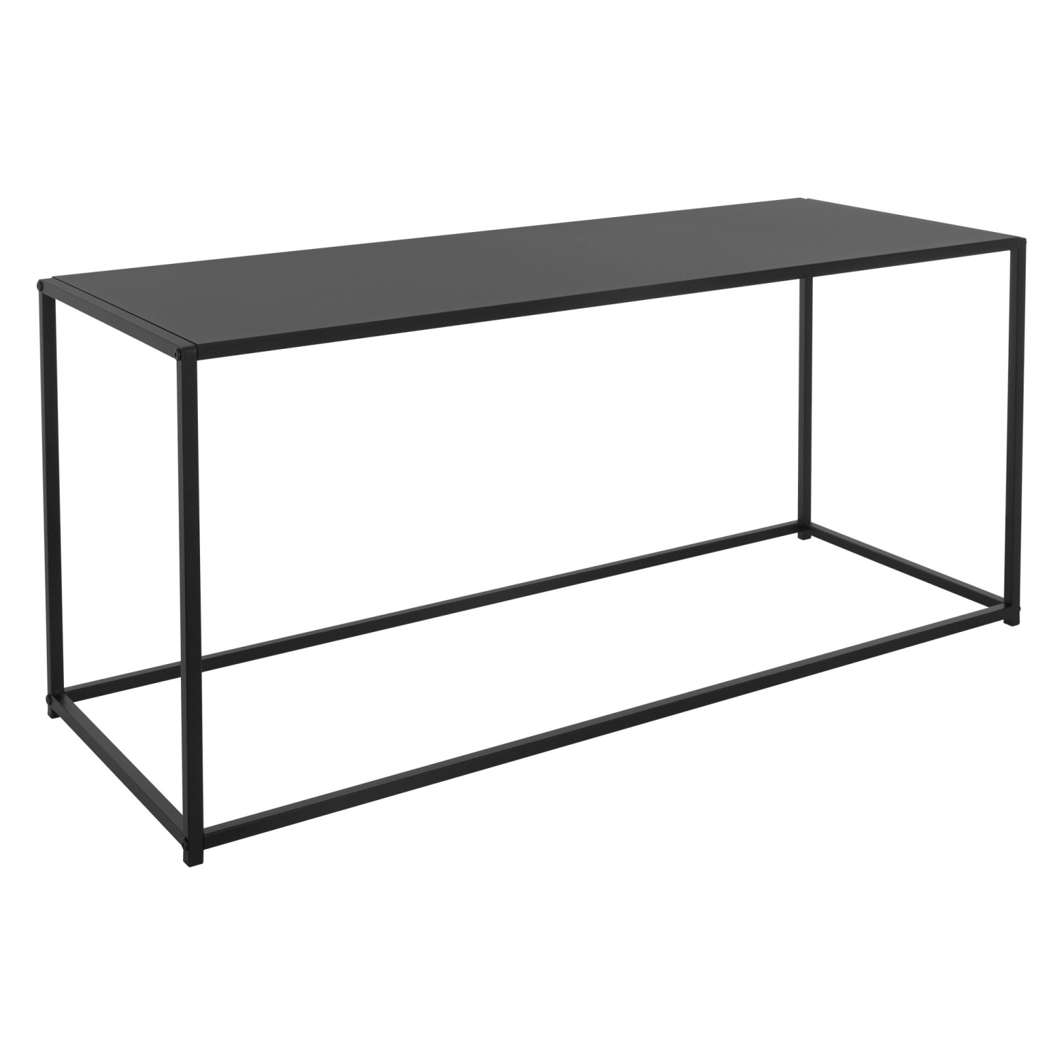 ML-Design Couchtisch 110x40x50,5 cm Schwarz Rechteckiger Metallgestell Dekotisch ML-Design Couchtisch 110x40x50,5 cm Schwarz Rechteckiger Metallgestell Dekotisch von ML-Design