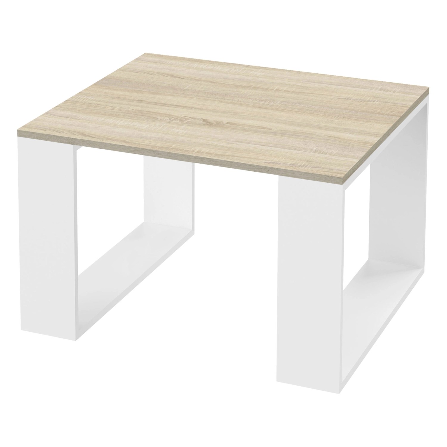 ML-Design Couchtisch 65x65x40 cm Eicheoptik-Weiß Quadratischer ML-Design Couchtisch 65x65x40 cm Eicheoptik-Weiß Quadratischer von ML-Design