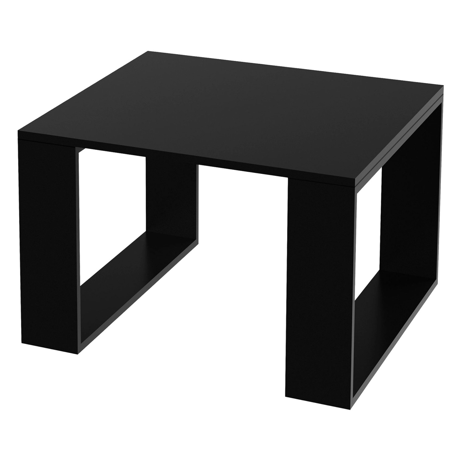 ML-Design Couchtisch 65x65x40 cm Schwarz Kufenbeine Quadratischer ML-Design Couchtisch 65x65x40 cm Schwarz Kufenbeine Quadratischer von ML-Design
