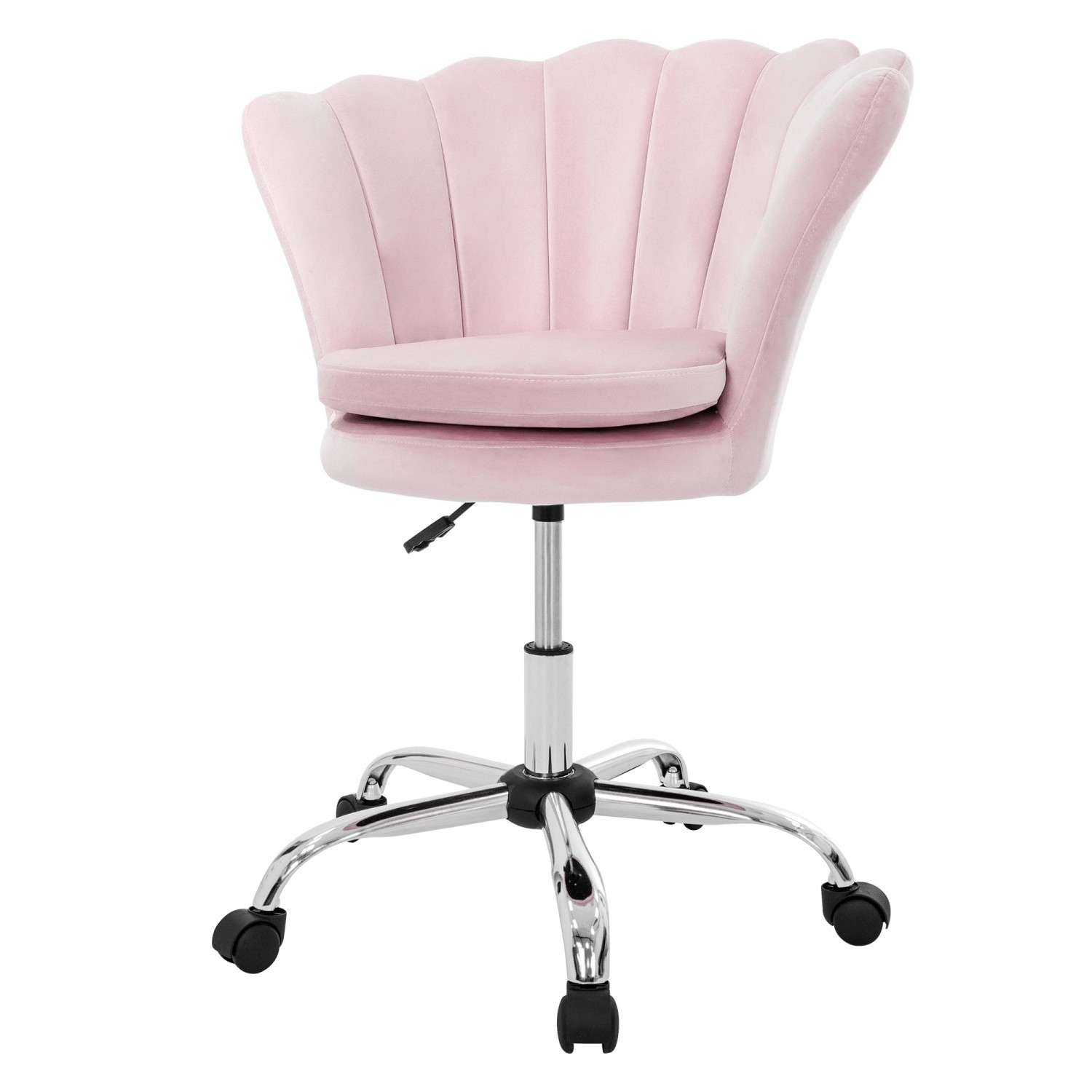 ML-Design Drehstuhl Hellrosa Samt Höhenverstellbar 360 Grad 5 Rollen ML-Design Drehstuhl Hellrosa Samt Höhenverstellbar 360 Grad 5 Rollen von ML-Design