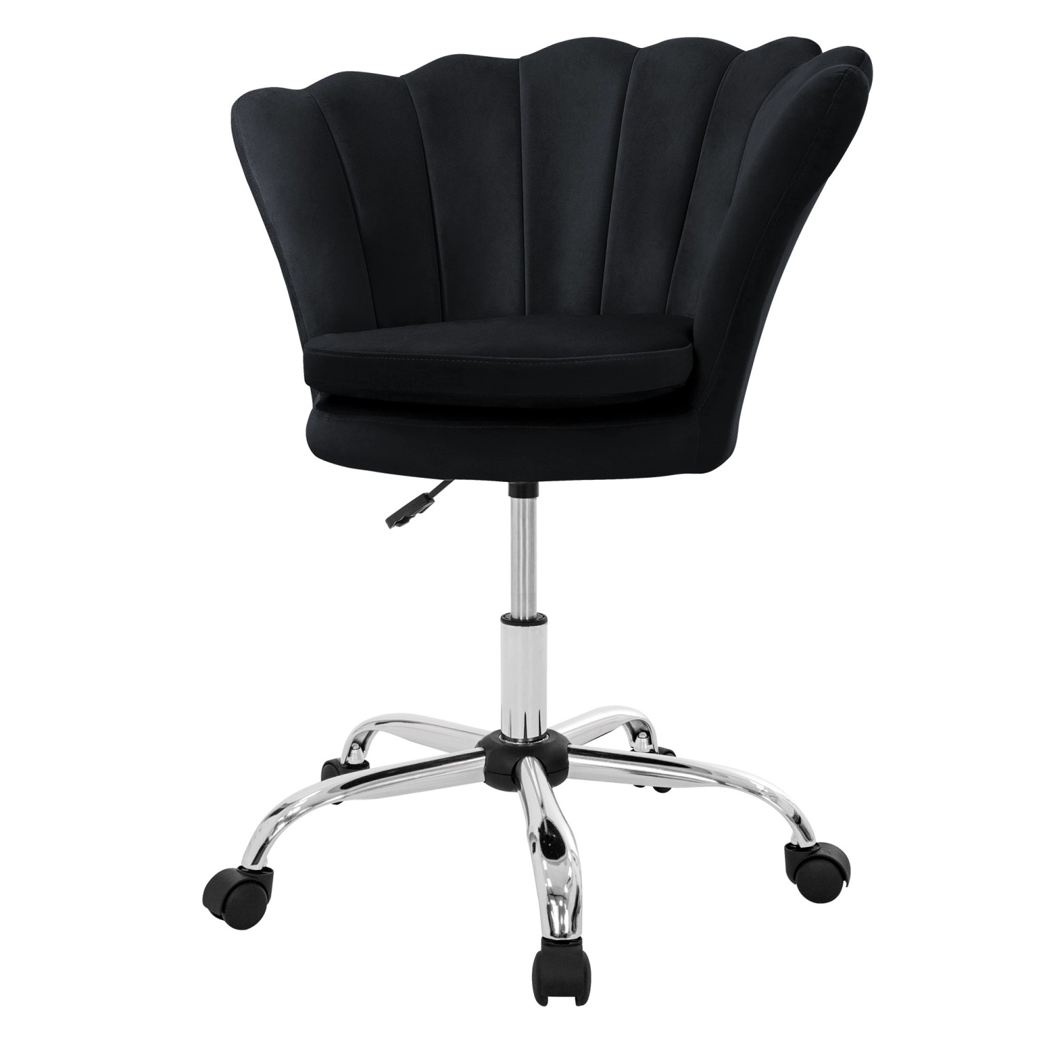 ML-Design Drehstuhl Samt Schwarz Höhenverstellbar 360 Grad 5 Rollen ML-Design Drehstuhl Samt Schwarz Höhenverstellbar 360 Grad 5 Rollen von ML-Design