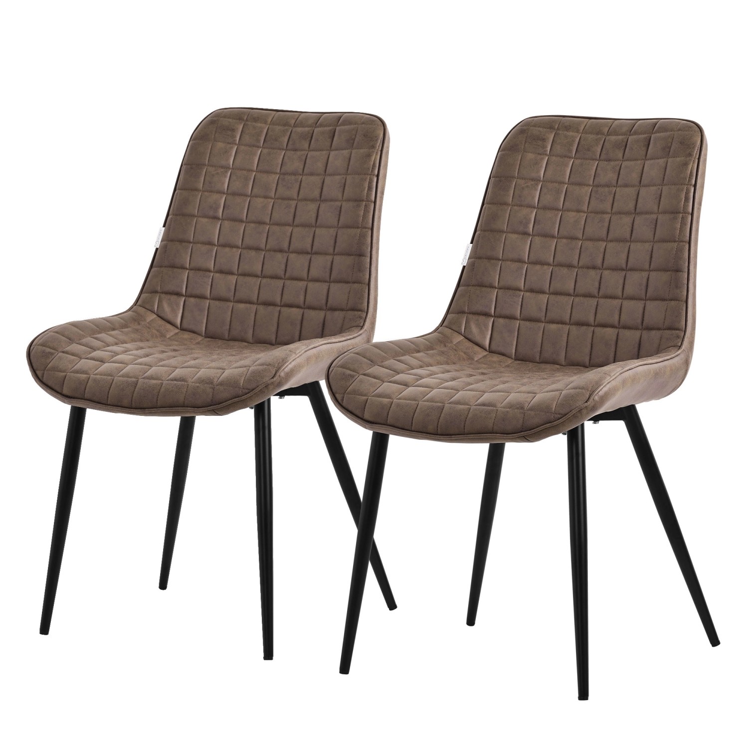 ML-Design Esszimmerstühle 2Er Set Braun aus Kunstleder mit Rückenlehne ML-Design Esszimmerstühle 2Er Set Braun aus Kunstleder mit Rückenlehne von ML-Design