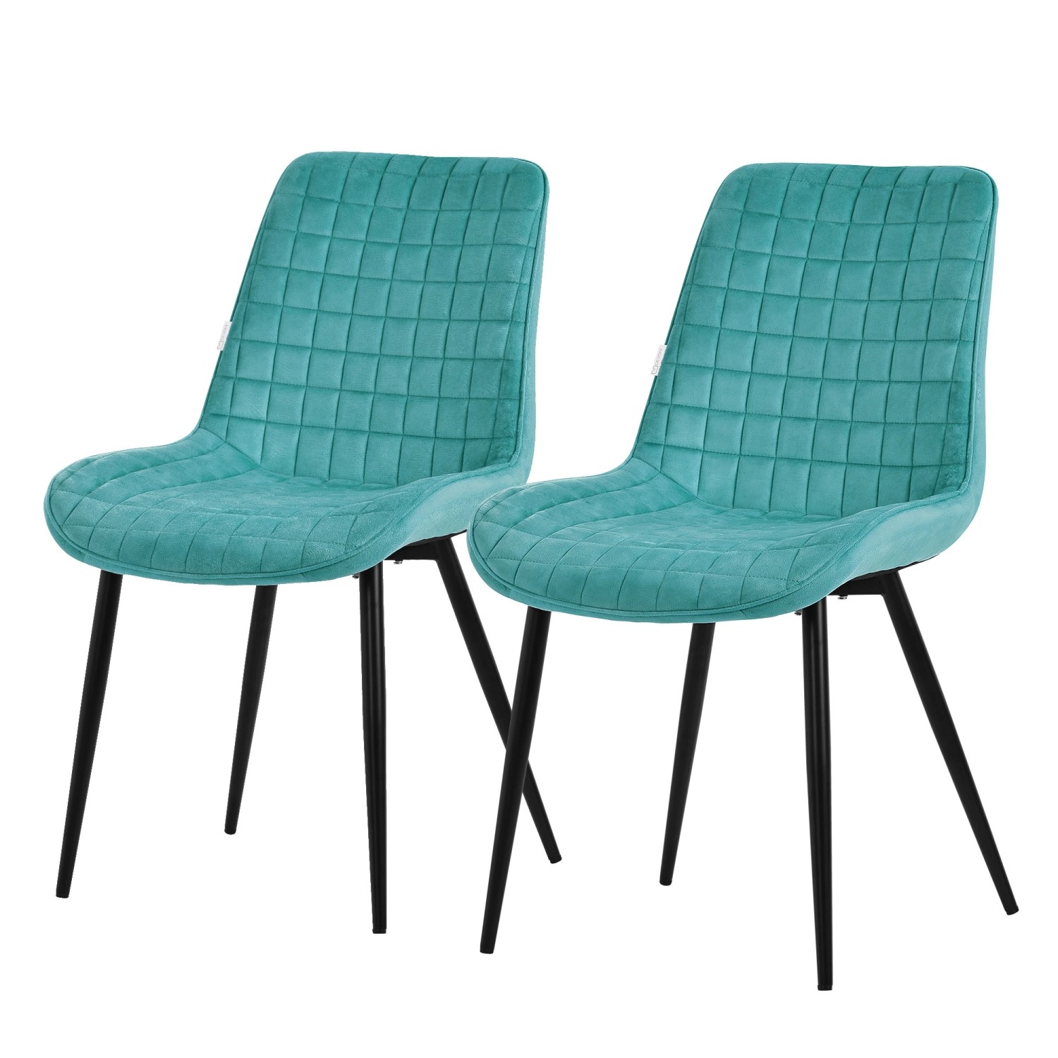 ML-Design Esszimmerstühle 2Er Set Petrol Sitzfläche aus Samt mit Rückenlehne ML-Design Esszimmerstühle 2Er Set Petrol Sitzfläche aus Samt mit Rückenlehne von ML-Design