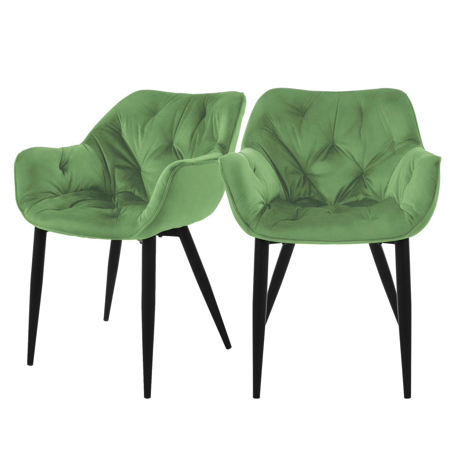 ML-Design Esszimmerstühle 2er Set Salbei aus Dickem Samtstoff ML-Design Esszimmerstühle 2er Set Salbei aus Dickem Samtstoff von ML-Design