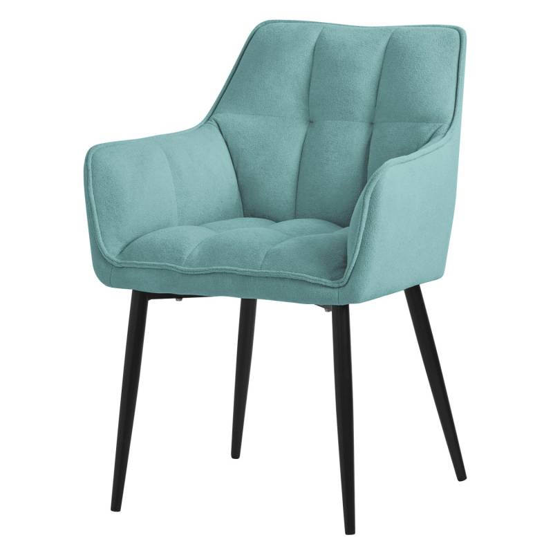 ML-Design Esszimmerstühle aus Frotteestoff Petrol mit Dickem Gepolsterter Sitz von ML-Design