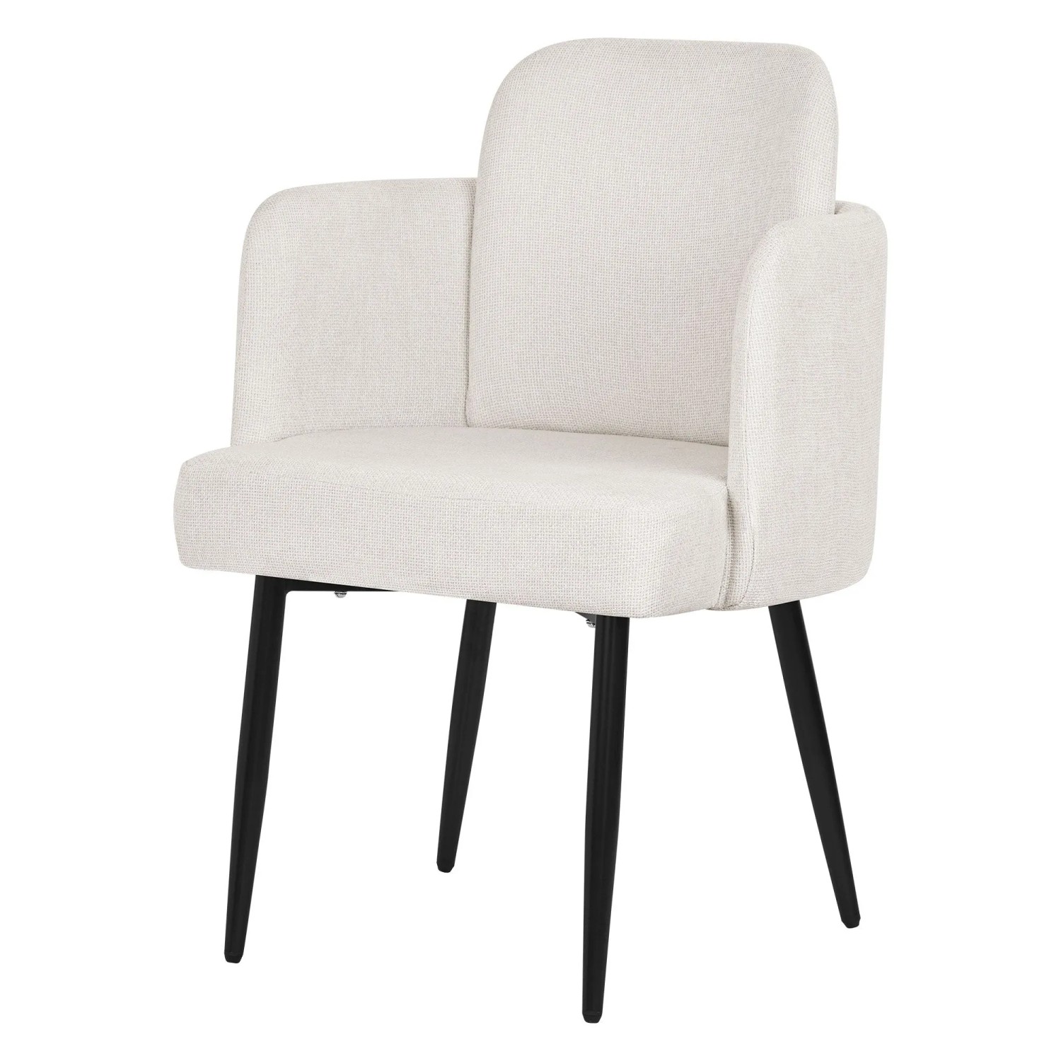 ML-Design Esszimmerstuhl Beige mit Stoffbezug Rückenlehne Rattan-Optik ML-Design Esszimmerstuhl Beige mit Stoffbezug Rückenlehne Rattan-Optik von ML-Design