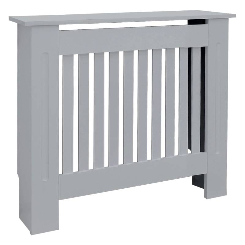 ML-Design Heizkörperverkleidung Landhausstil 78x19x82 cm Grau aus MDF Lackiert von ML-Design