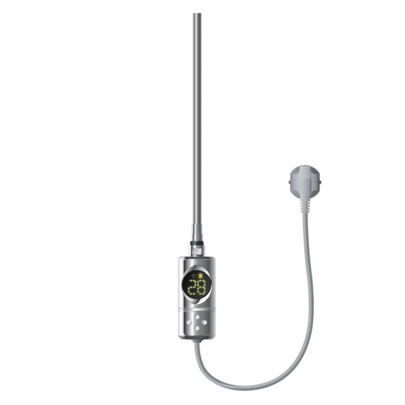 ML-Design Heizstab 1200W Chrom mit Thermostat und LCD Bildschirm Timing-Funktion von ML-Design
