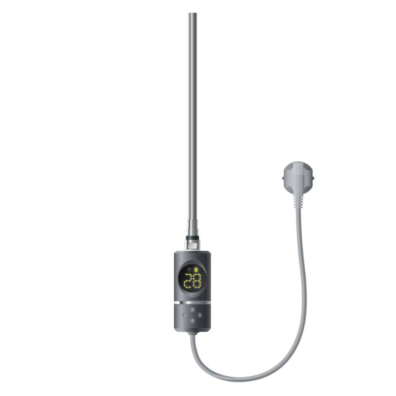 ML-Design Heizstab 900W Anthrazit mit Thermostat LCD Bildschirm Timing-Funktion von ML-Design