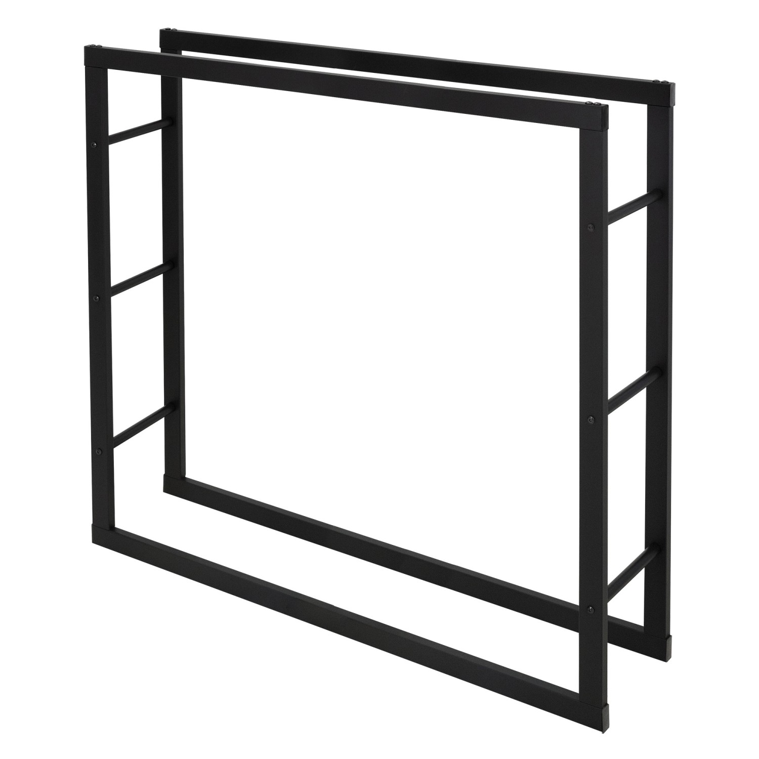 ML-Design Kaminholzregal 100x100x25 cm Rechteckig Schwarz Metall Innen/Außen ML-Design Kaminholzregal 100x100x25 cm Rechteckig Schwarz Metall Innen/Außen von ML-Design