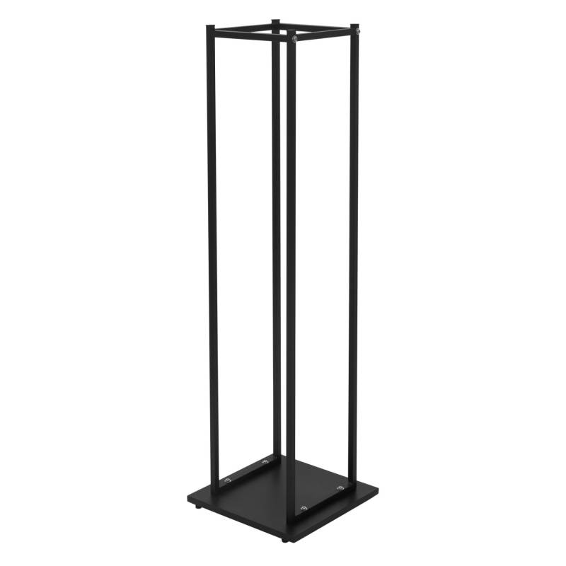 ML-Design Kaminholzregal 33 x 115 x 33 cm Rechteckig Schwarz Metall Innen/Außen von ML-Design