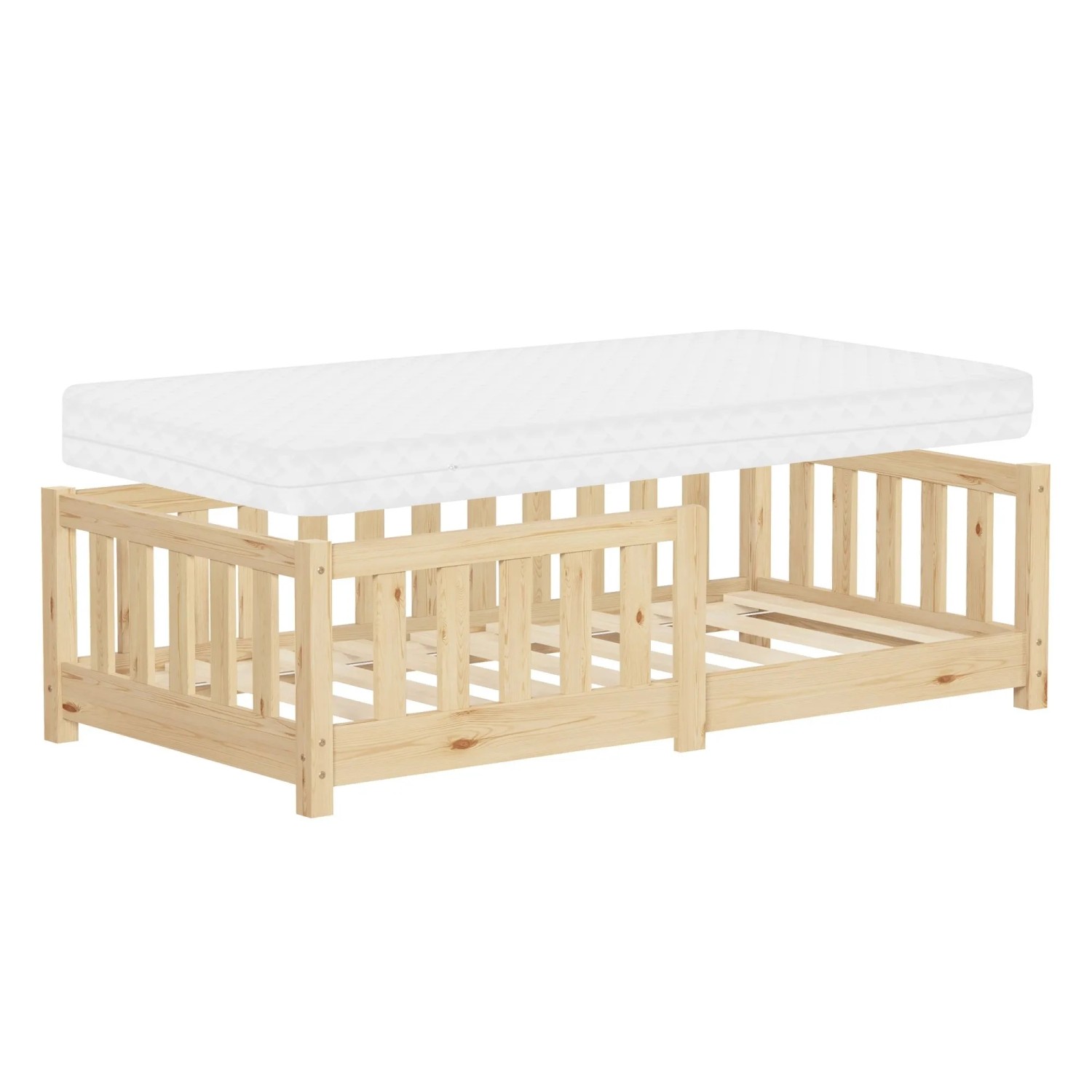 ML-Design Kinderbett 70x140 cm Natur mit Matratze und Rausfallschutz ML-Design Kinderbett 70x140 cm Natur mit Matratze und Rausfallschutz von ML-Design