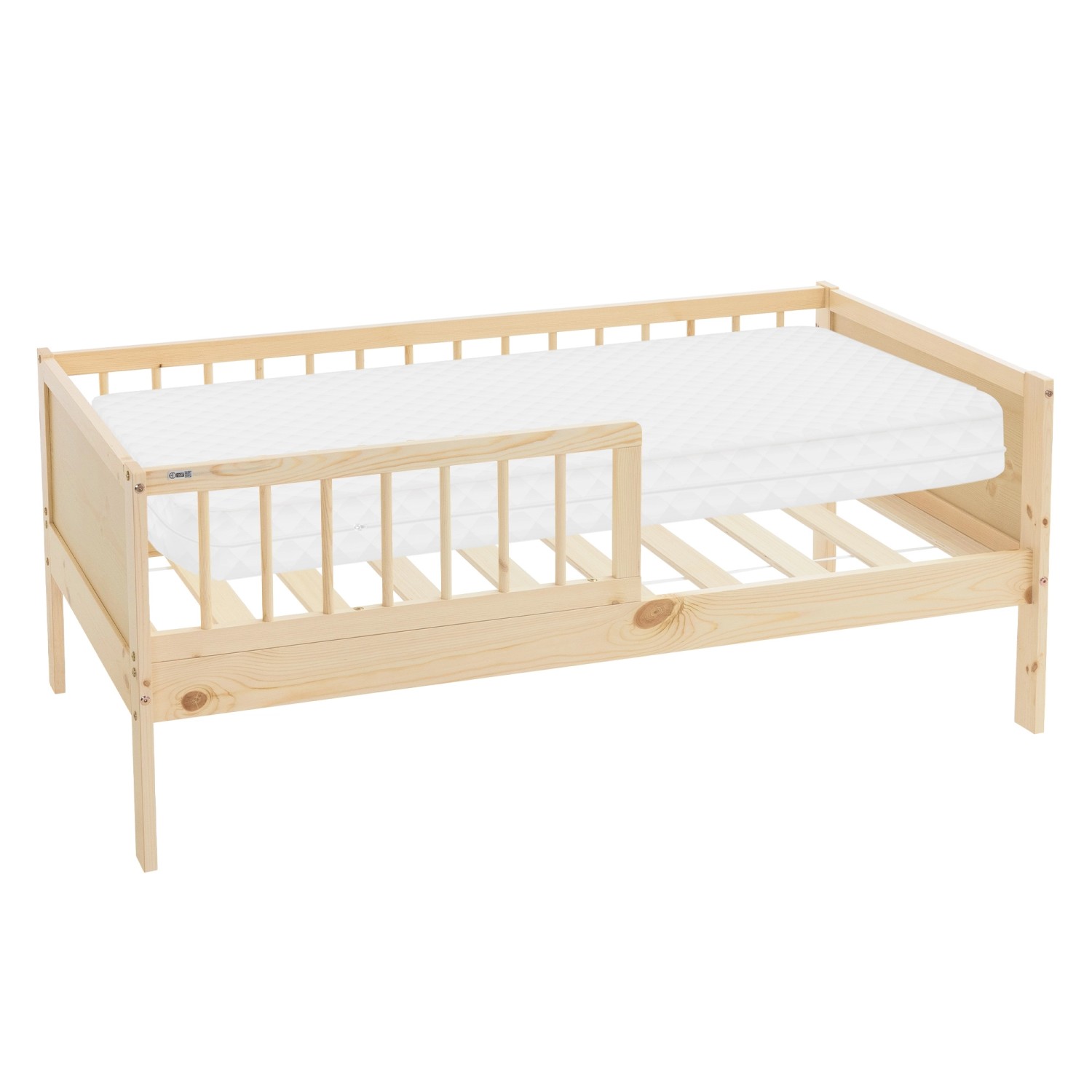 ML-Design Kinderbett 70x140cm Natur Einzelbett mit Matratze für Kinder ML-Design Kinderbett 70x140cm Natur Einzelbett mit Matratze für Kinder von ML-Design