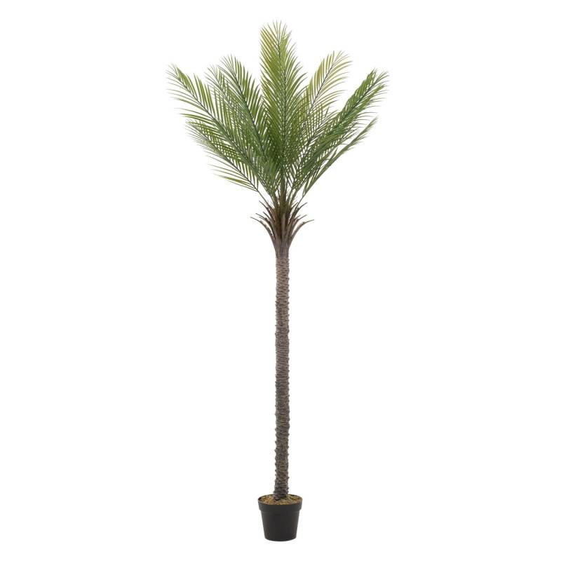 ML-Design Künstliche Palme 210 cm Groß Tropische Kunstpalme im Topf von ML-Design