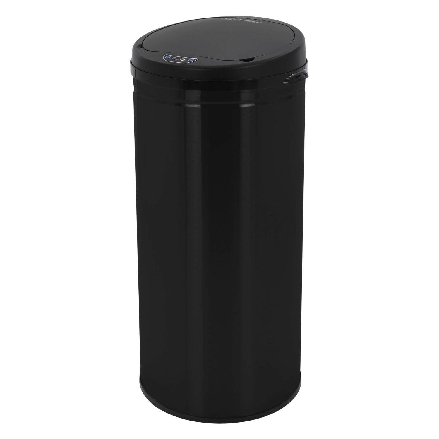 ML-Design Mülleimer mit Sensor 30L Edelstahl Schwarz Rund Automatisches Öffnen von ML-Design