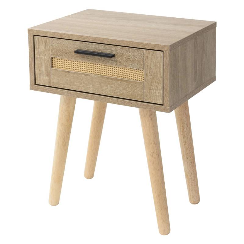 ML-Design Nachttisch mit 1 Schublade 40x50,5x30 cm Eiche Optik Schrank von ML-Design