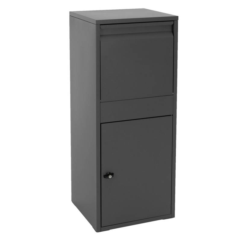 ML-Design Paketbriefkasten aus Verzinktem Stahl in Anthrazit 41x103x38 cm von ML-Design