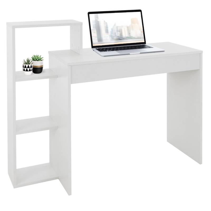 ML-Design Schreibtisch mit Regal 110x72x40 cm aus Holz 2in1 System für Zuhause von ML-Design